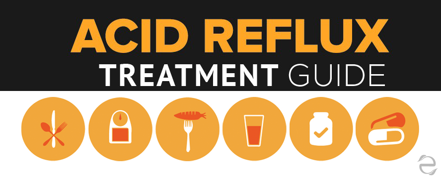 Natural Acid Reflux Treatment guide Infographic | ecogreenlove