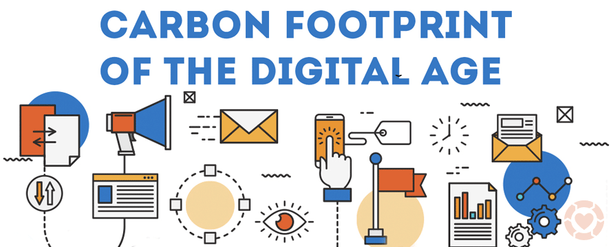 The carbon footprint of the digital age [Infographic] | ecogreenlove
