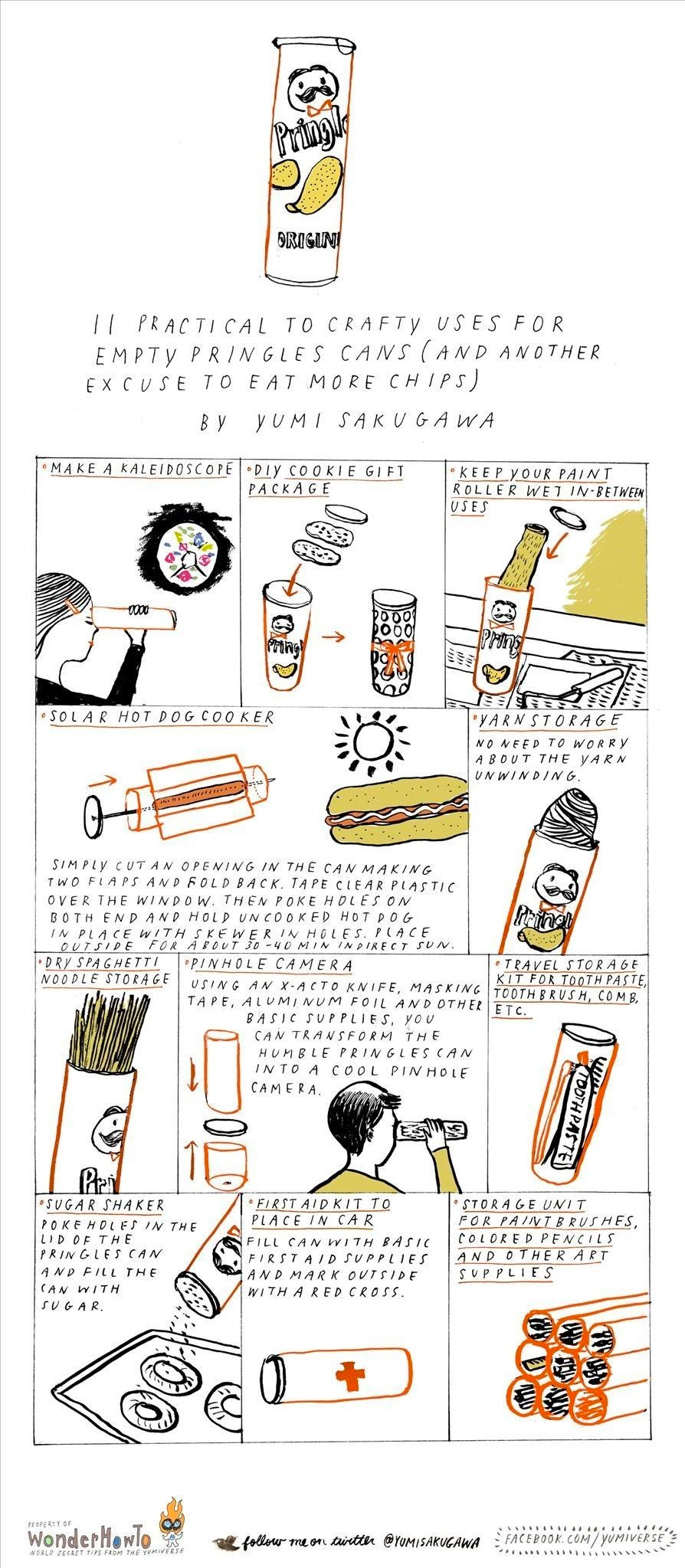 Creative Ways to Repurpose Pringles tube cans | ecogreenlove
