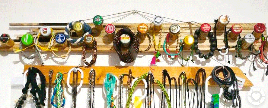 Upcycled Jewellery hanger | ecogreenlove
