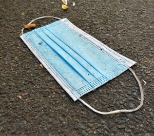 disposable facemask waste
