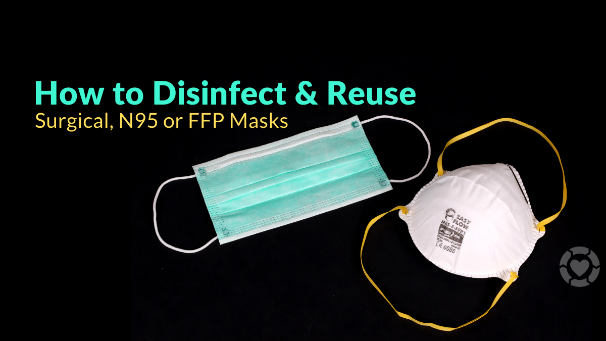 How to Disinfect & Reuse a Surgical Mask, N95 or FFP Respirators [Visuals] | ecogreenlove