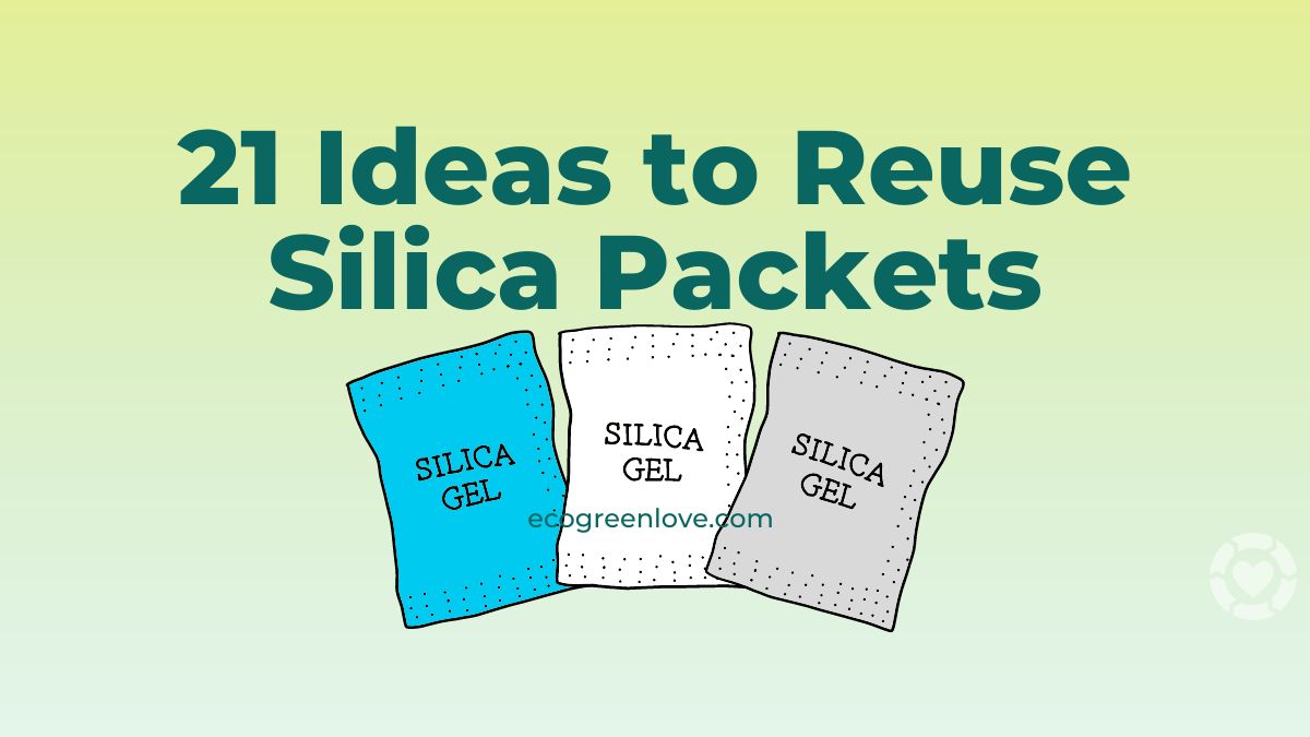 21 Ideas to Reuse Silica Packets | ecogreenlove