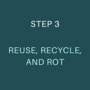 Step 3: Reuse, Recycle and Rot @bettergreendesign
